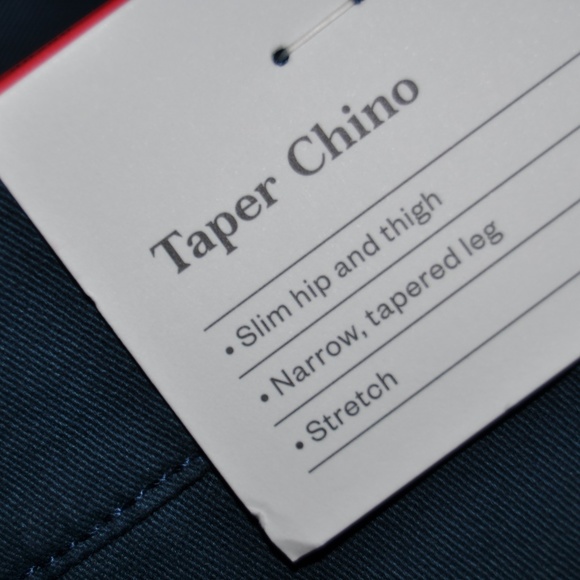 NEW Men's Teal Taper Fit Hennepin Chino Pants NWT - Picture 6 of 8